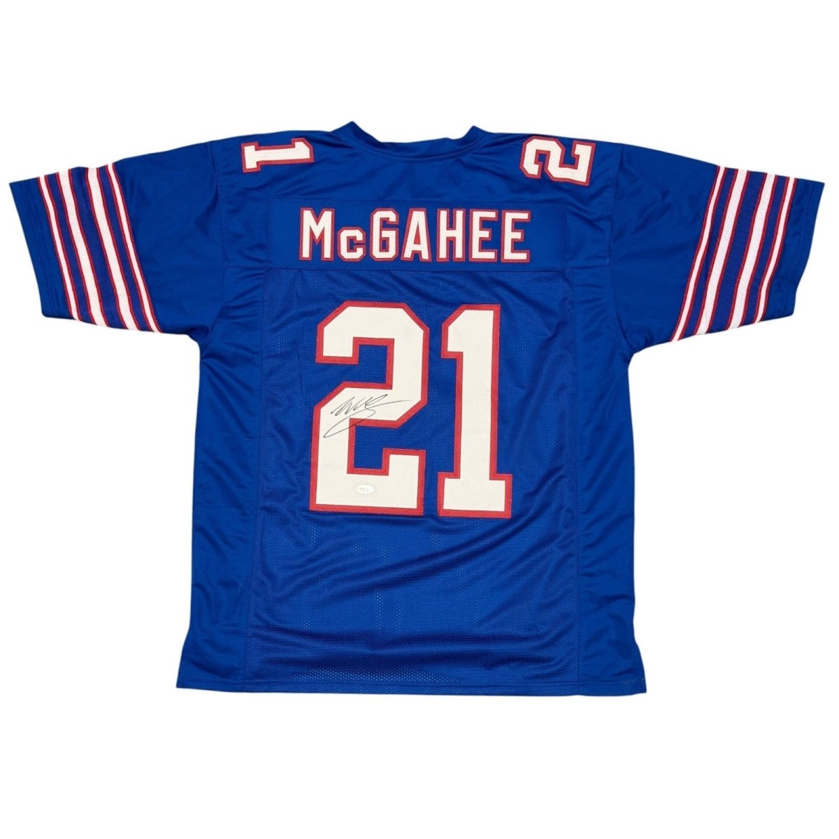 Willis McGahee Signed Autographed Buffalo Bills Custom Jersey JSA Witness COA
