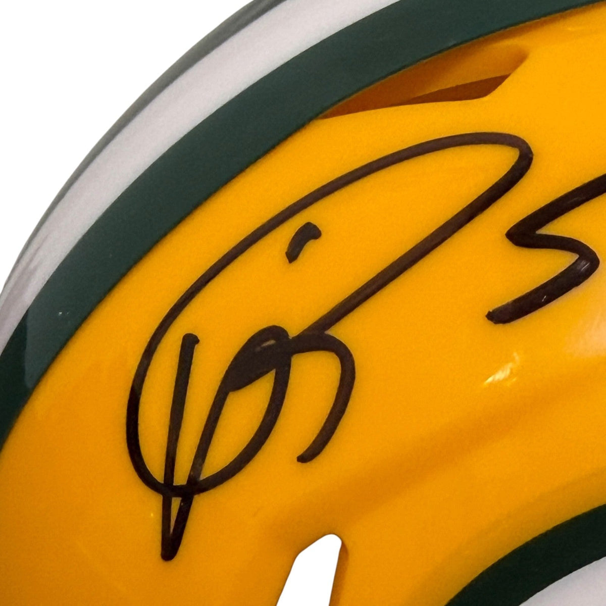 Andre Rison Signed Packers Speed Mini Helmet w/ SB XXXI Champ JSA Witness COA