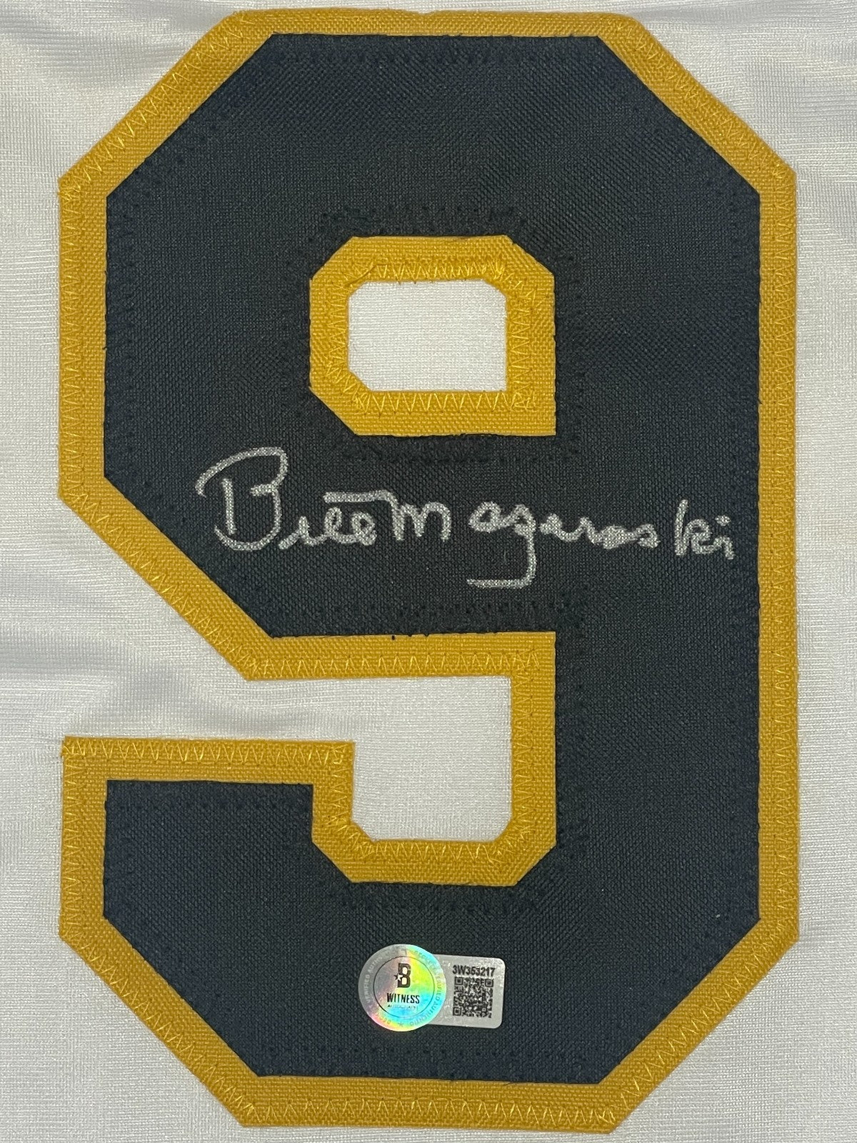 Bill Mazeroski Signed Pittsburgh Pirates Custom Jersey Beckett Wit BAS COA