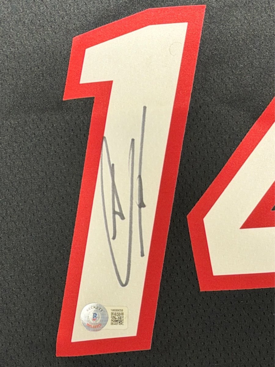 Tyler Herro Signed Autographed Miami Heat Nike Jersey Beckett Witness BAS COA