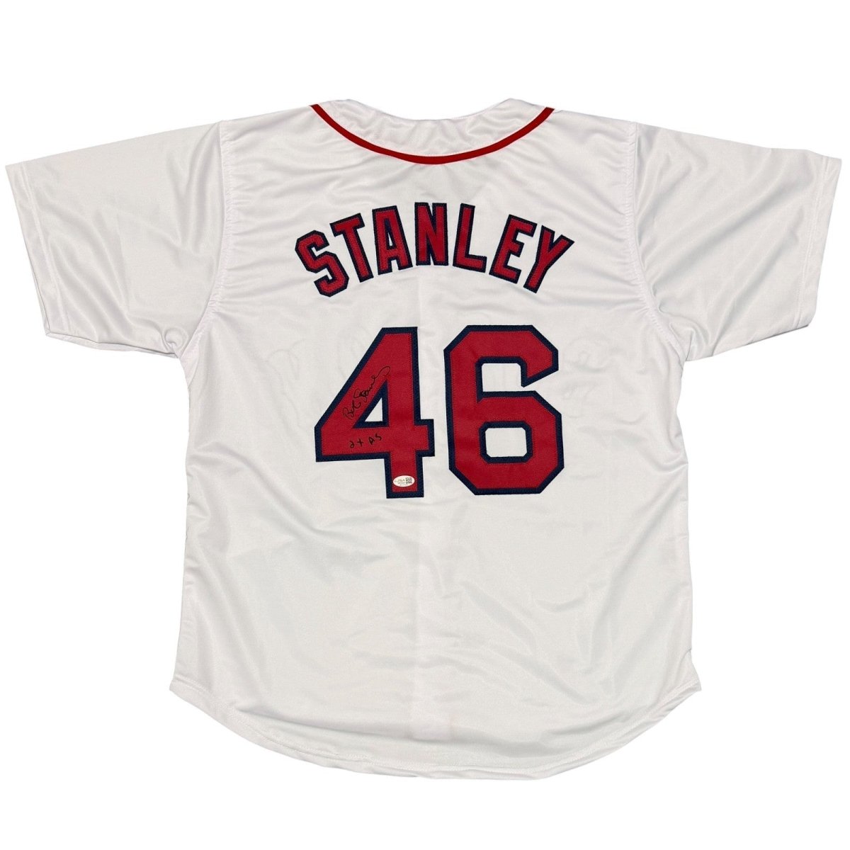 Bob Stanley Signed Boston Red Sox Custom Jersey w/ 2x AS JSA Witness COA