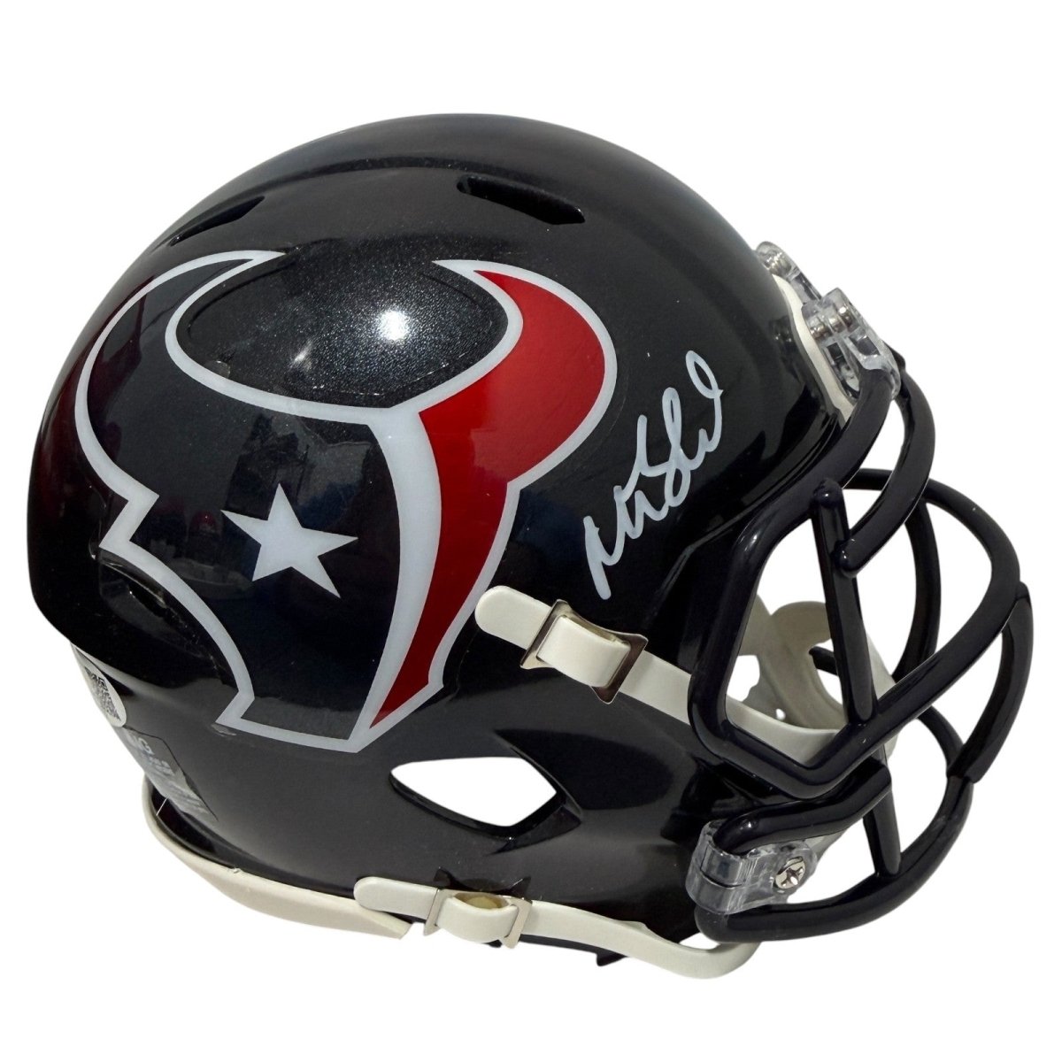 Matt Schaub Signed Houston Texans Speed Mini Helmet JSA Witness COA