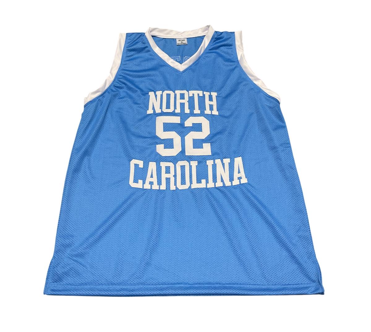 James Worthy Signed North Carolina Custom Jersey Beckett Witness BAS COA