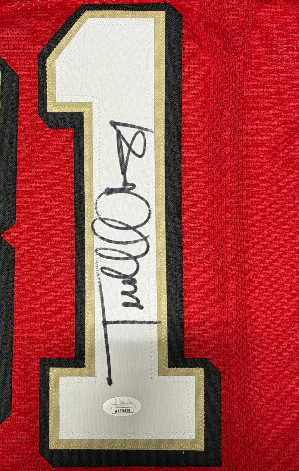 Terrell Owens Signed Autographed San Francisco 49ers Stat Custom Jersey JSA COA