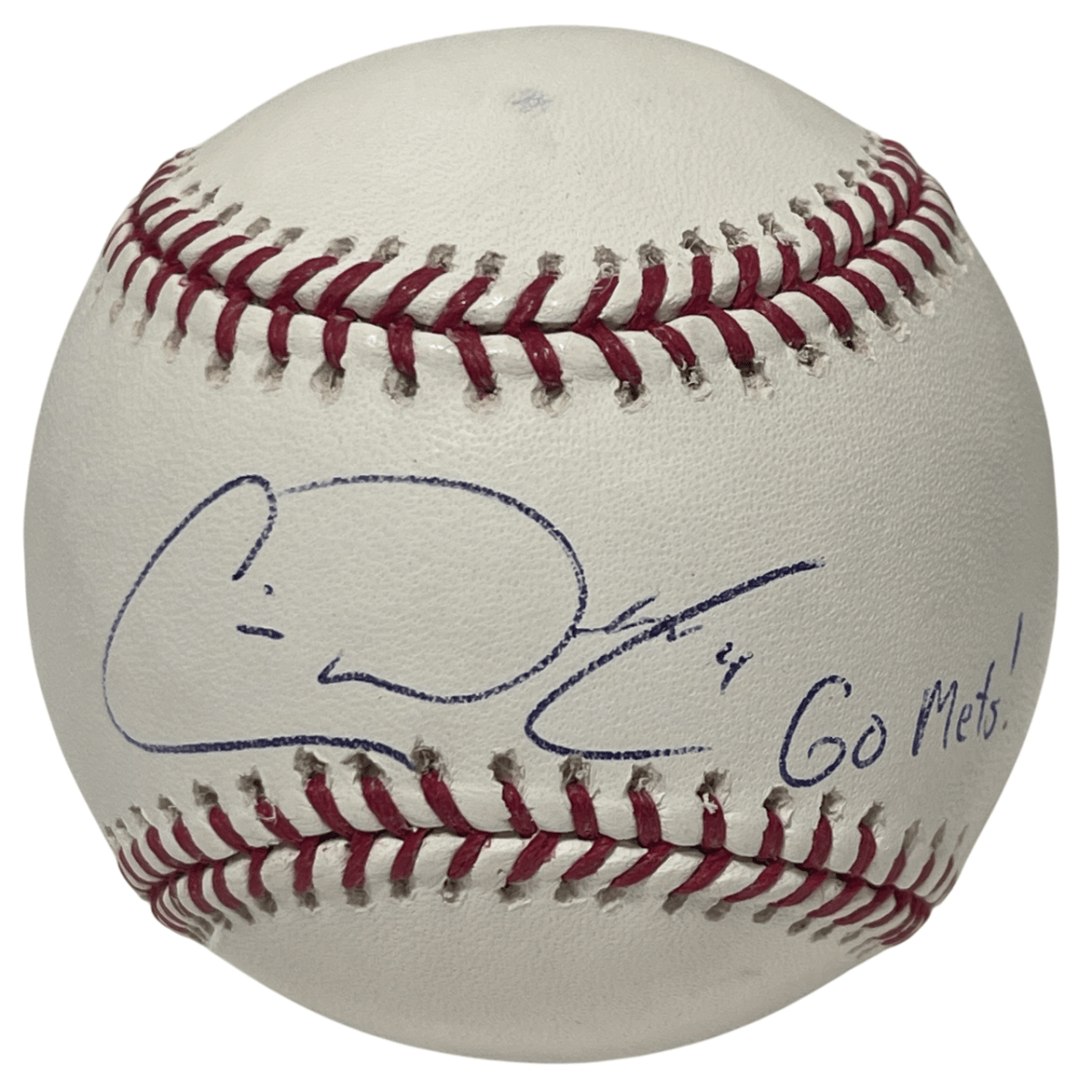 Chris Woodward Signed Autographed ROMLB Baseball w/ Go Mets! Inscription JSA COA