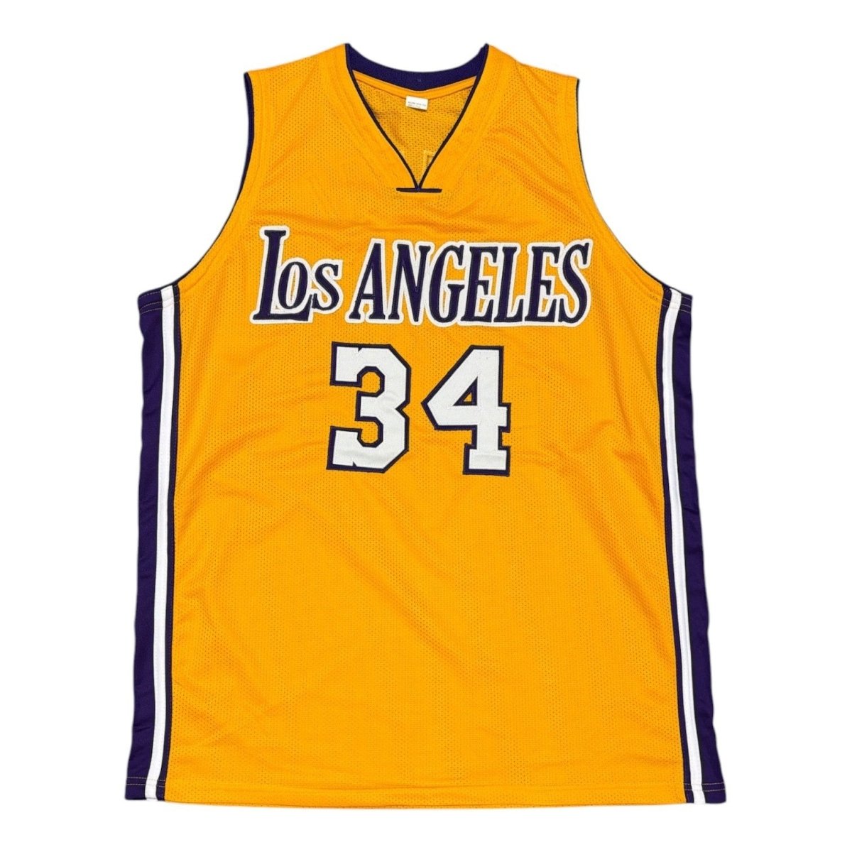 Shaquille O'Neal Signed Los Angeles Lakers Custom Jersey JSA Witness COA Shaq