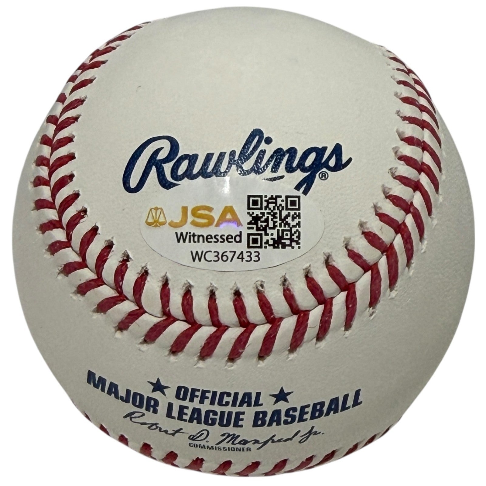 R.A. Dickey Signed Autographed ROMLB Baseball w/ 2012 NL CY JSA Witness COA