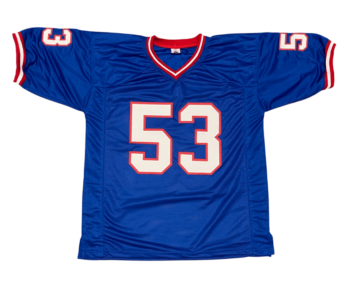 Harry Carson Signed New York Giants Custom Jersey w/ HOF 2006 Beckett W BAS COA