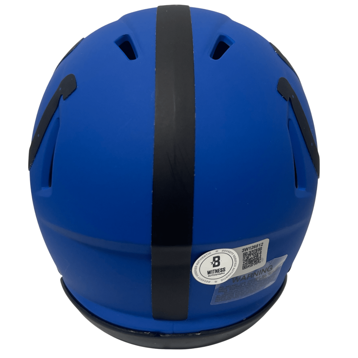 Bert Jones Signed Colts Rave Mini Helmet w/ 76 MVP Beckett Witness BAS COA