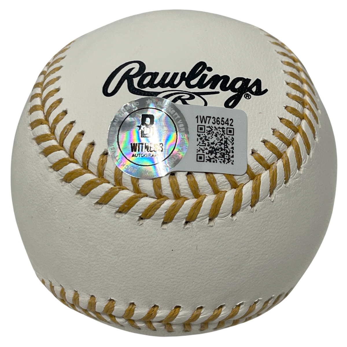 Devon White Signed Rawlings Gold Glove Baseball w/ 7x Gold Glove Beckett BAS COA