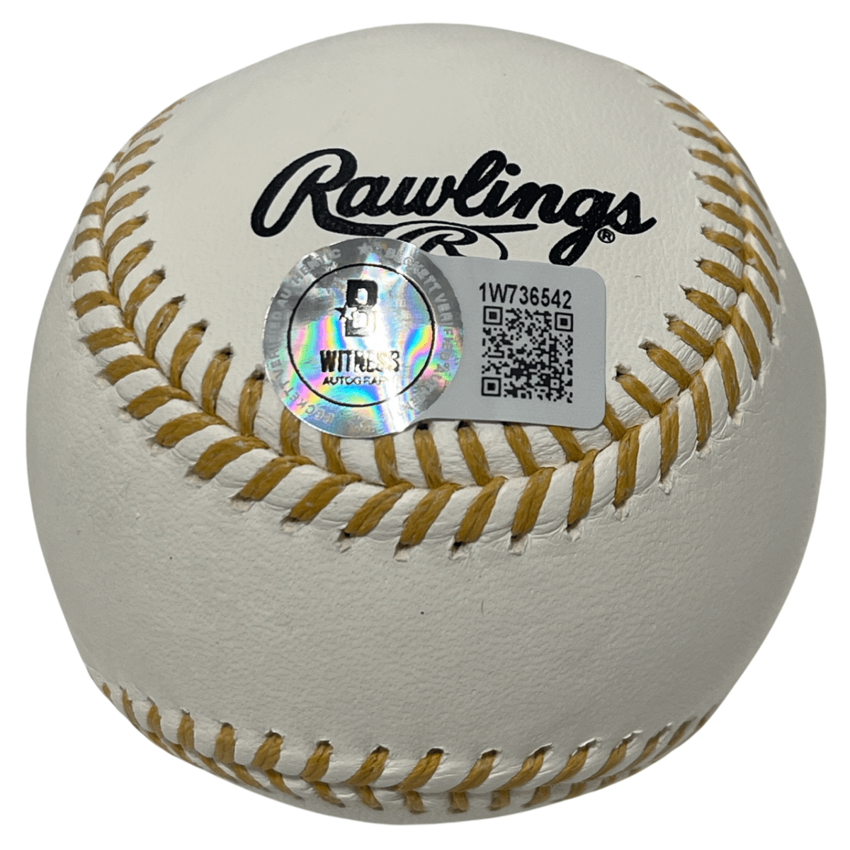 Devon White Signed Rawlings Gold Glove Baseball w/ 7x Gold Glove Beckett BAS COA