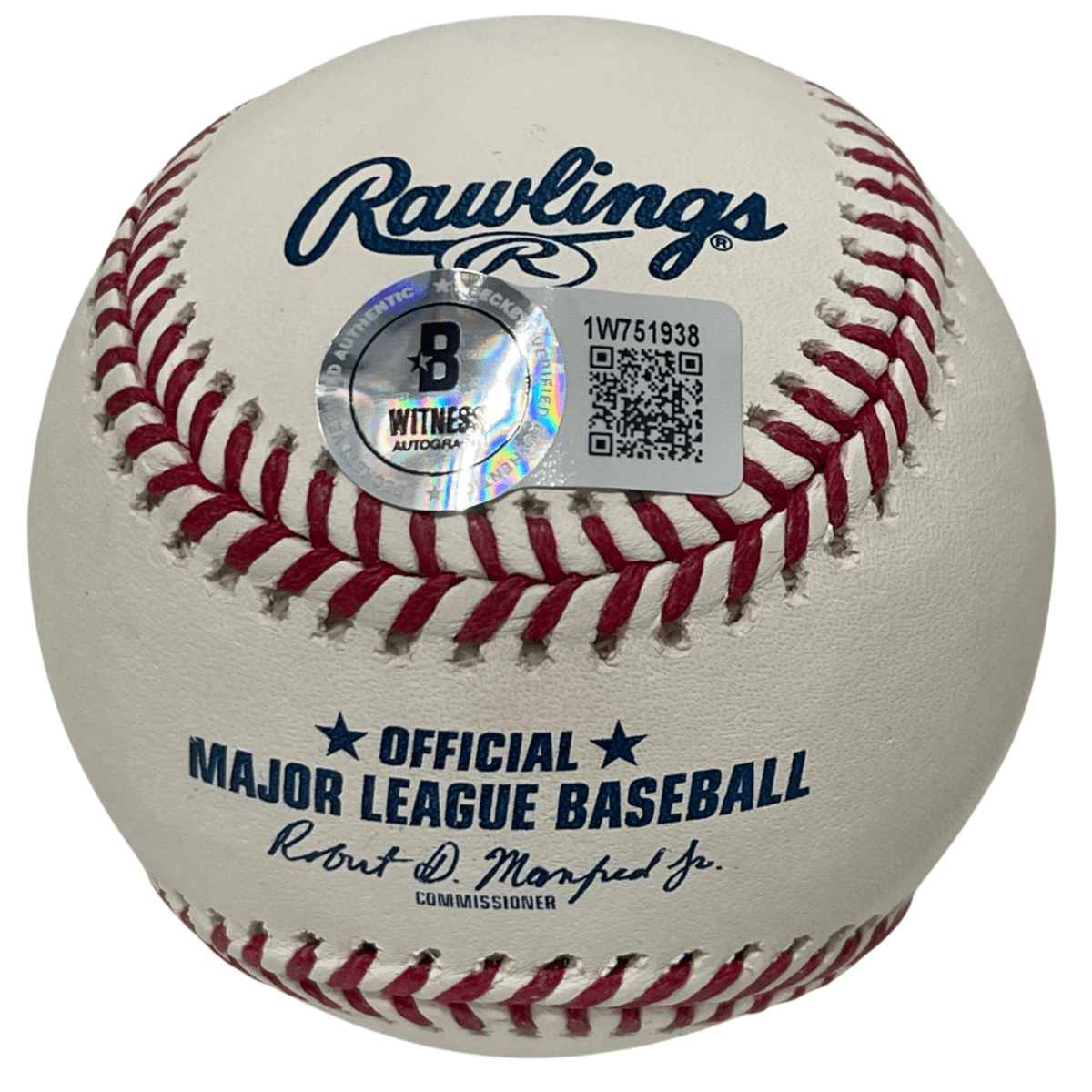 Jonny Gomes Signed ROMLB Baseball w/ 2 Ins Beckett Witness BAS COA