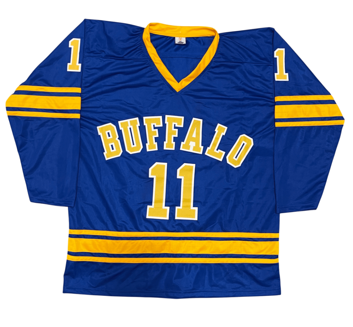 Gilbert Perreault Signed Sabers Custom Jersey w/ HOF 1990 Beckett Wit BAS COA