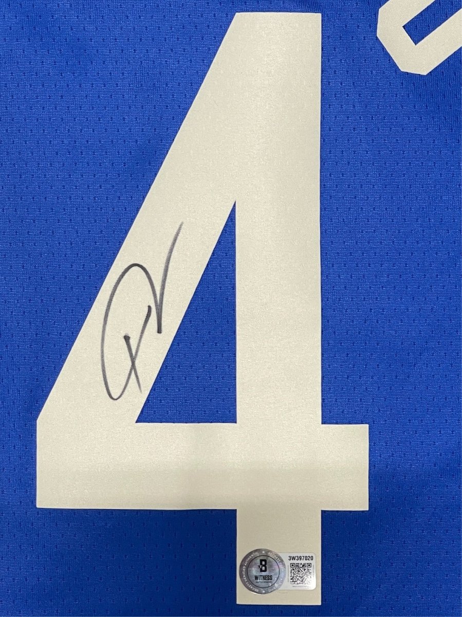 Giannis Antetokounmpo Signed Bucks Nike City Edition Jersey Beckett Wit BAS COA