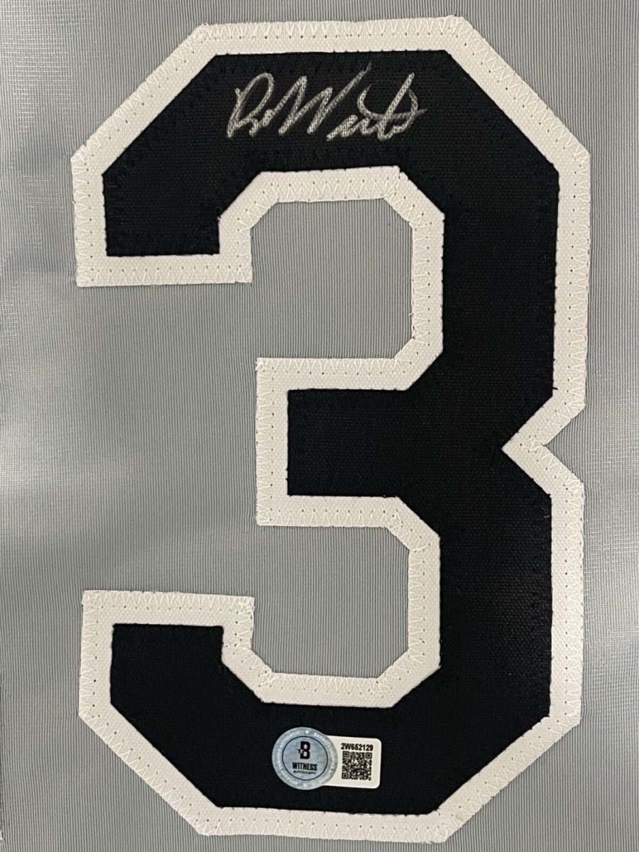 Robin Ventura Signed Chicago White Sox Custom Jersey Beckett Witness BAS COA