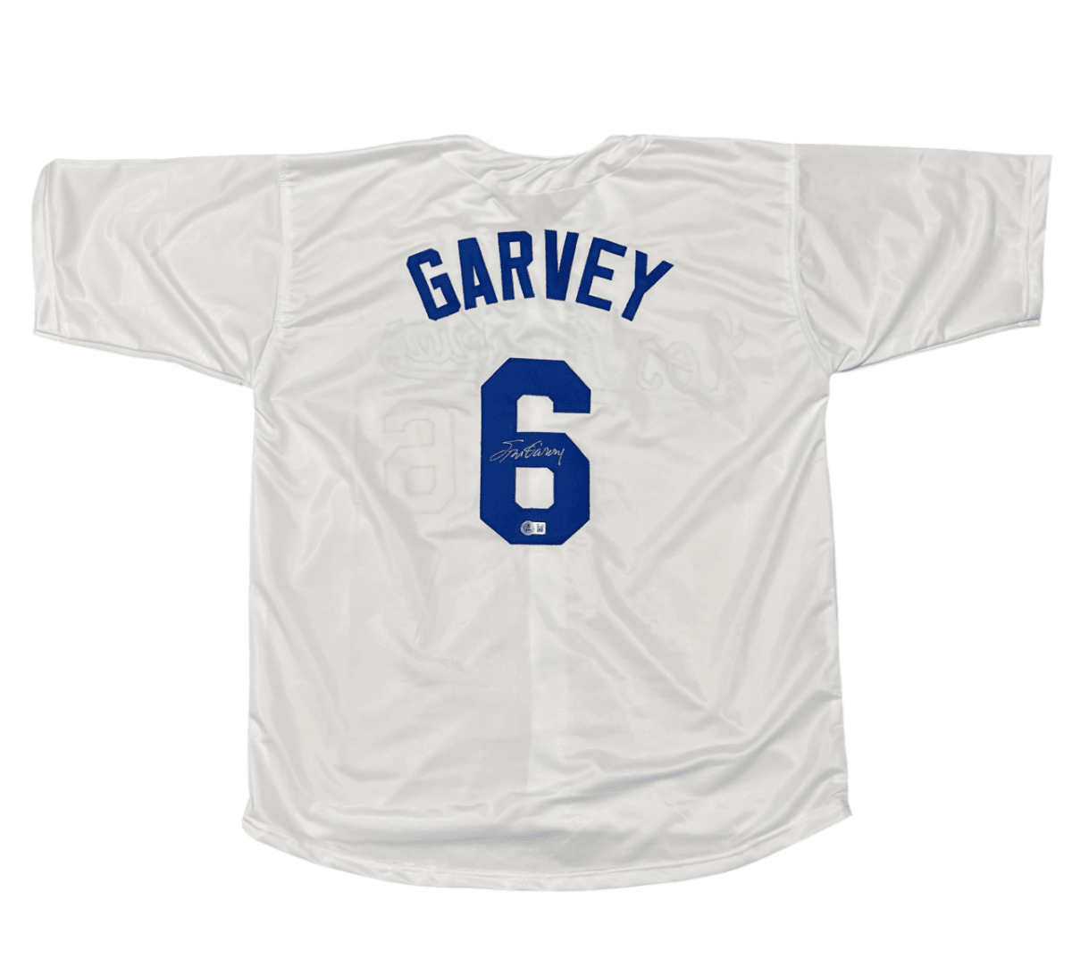 Steve Garvey Signed Los Angeles Dodgers Custom Jersey Beckett Witness BAS COA #6
