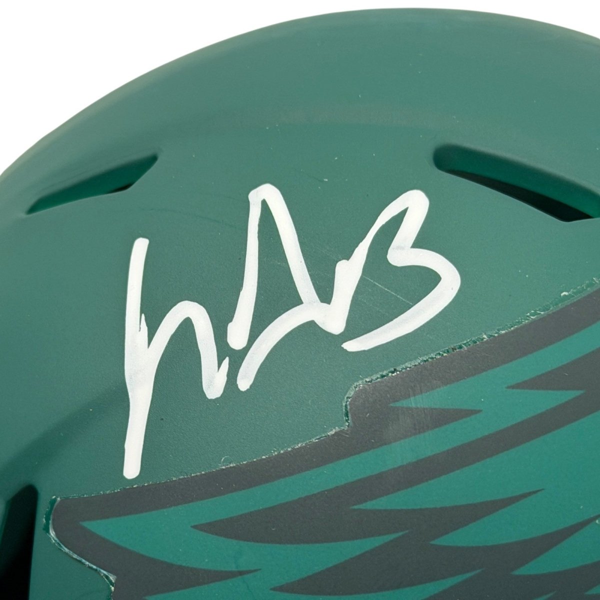 LeGarrette Blount Signed Philadelphia Eagles Rave Mini Helmet JSA Witness COA