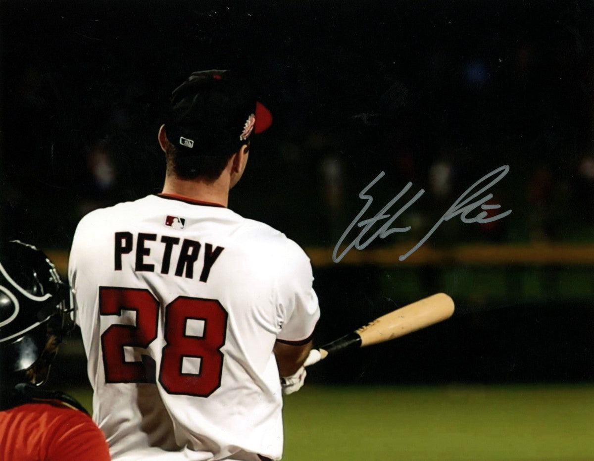 Ethan Petry Signed Autographed Washington Nationals 8x10 Photo LSCM COA #1