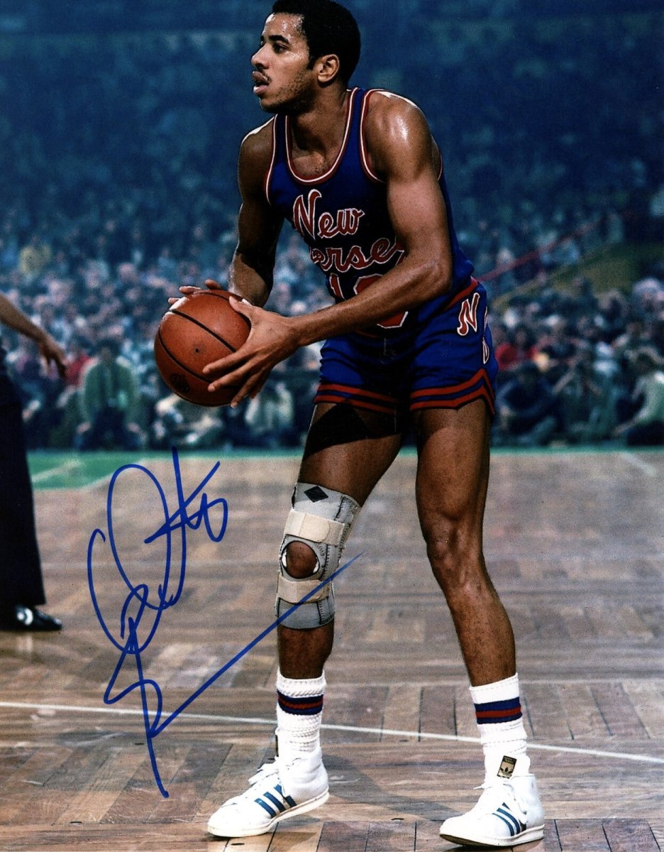 Otis Anderson Signed New Jersey Nets 8x10 Photo LSCM COA #2