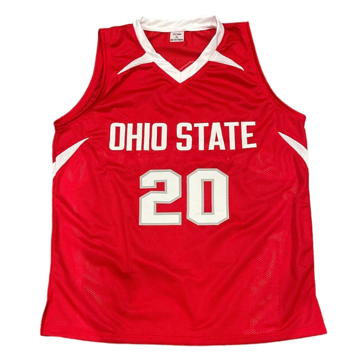 Greg Oden Signed Ohio State Custom Jersey w/ #1 Pick Beckett Witness BAS COA