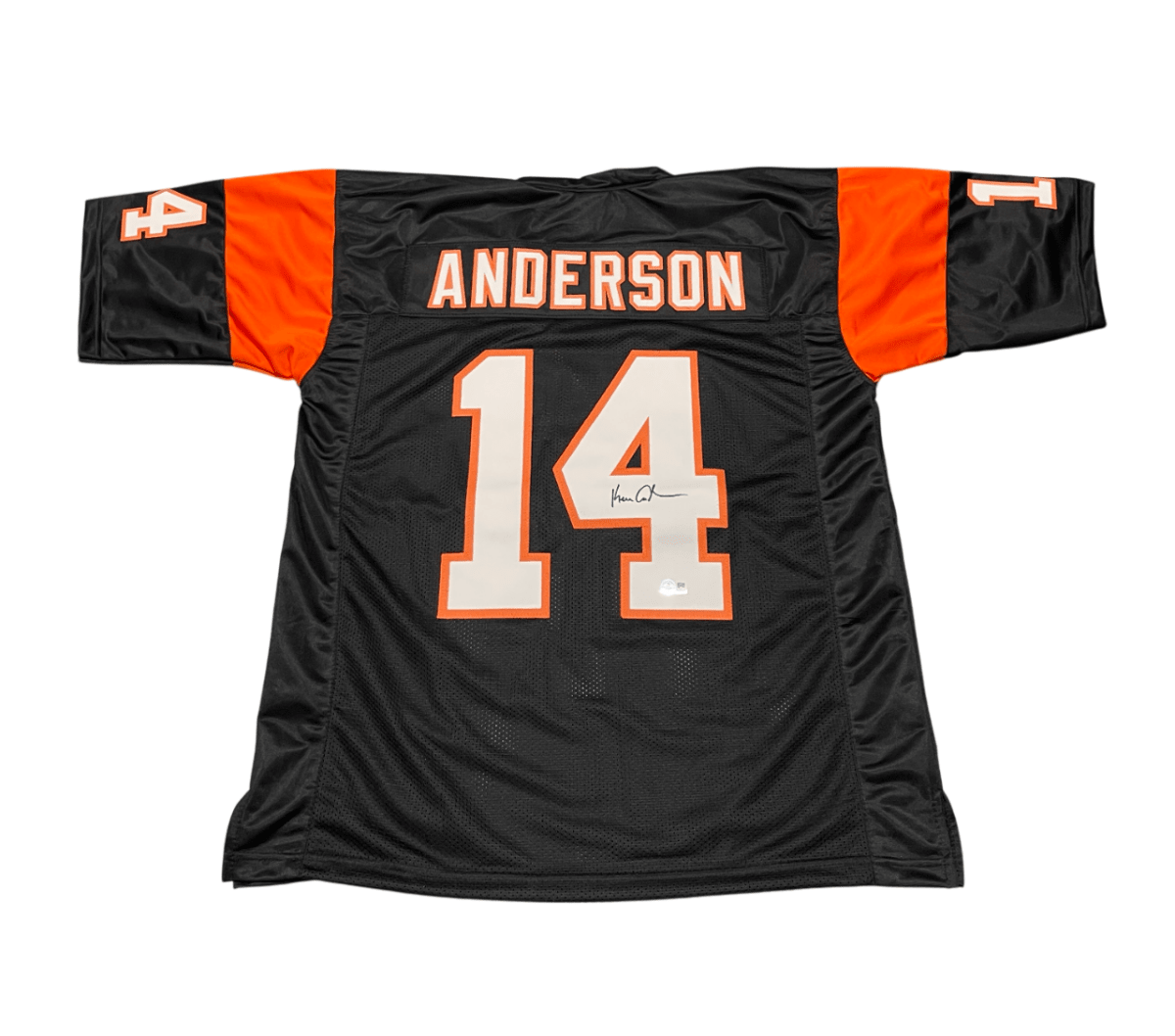 Ken Anderson Signed Cincinnati Bengals Custom Jersey Beckett Witness BAS COA