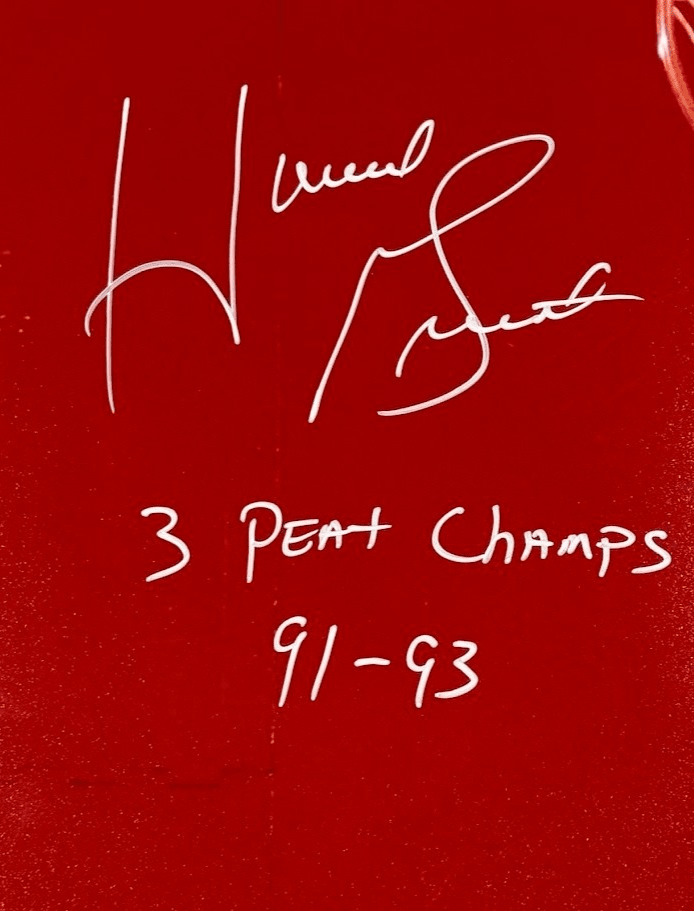 Horace Grant Signed Chicago Bulls 16x20 Photo w/ 3 Peat 91-93 JSA WITNESS COA
