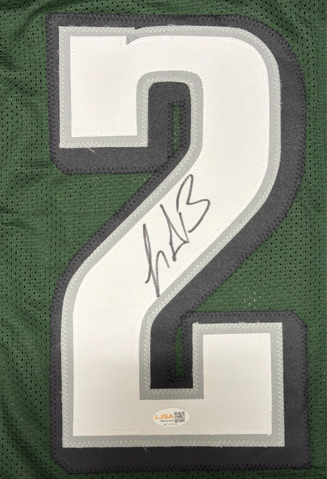 LeGarrette Blount Signed Philadelphia Eagles Custom Jersey JSA Witness COA