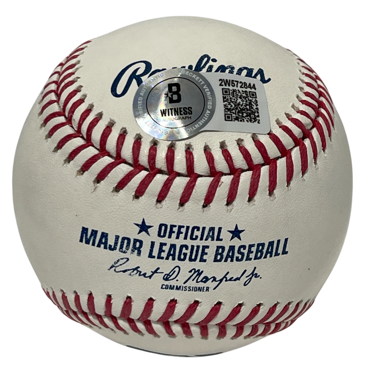 Roy Oswalt Signed Autographed ROMLB Baseball Beckett Witness BAS COA Astros