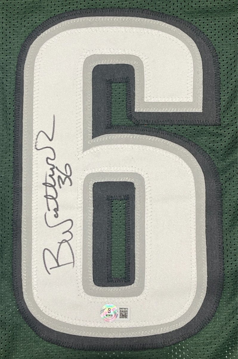Brian Westbrook Signed Philadelphia Eagles Custom Jersey Beckett Witness BAS COA