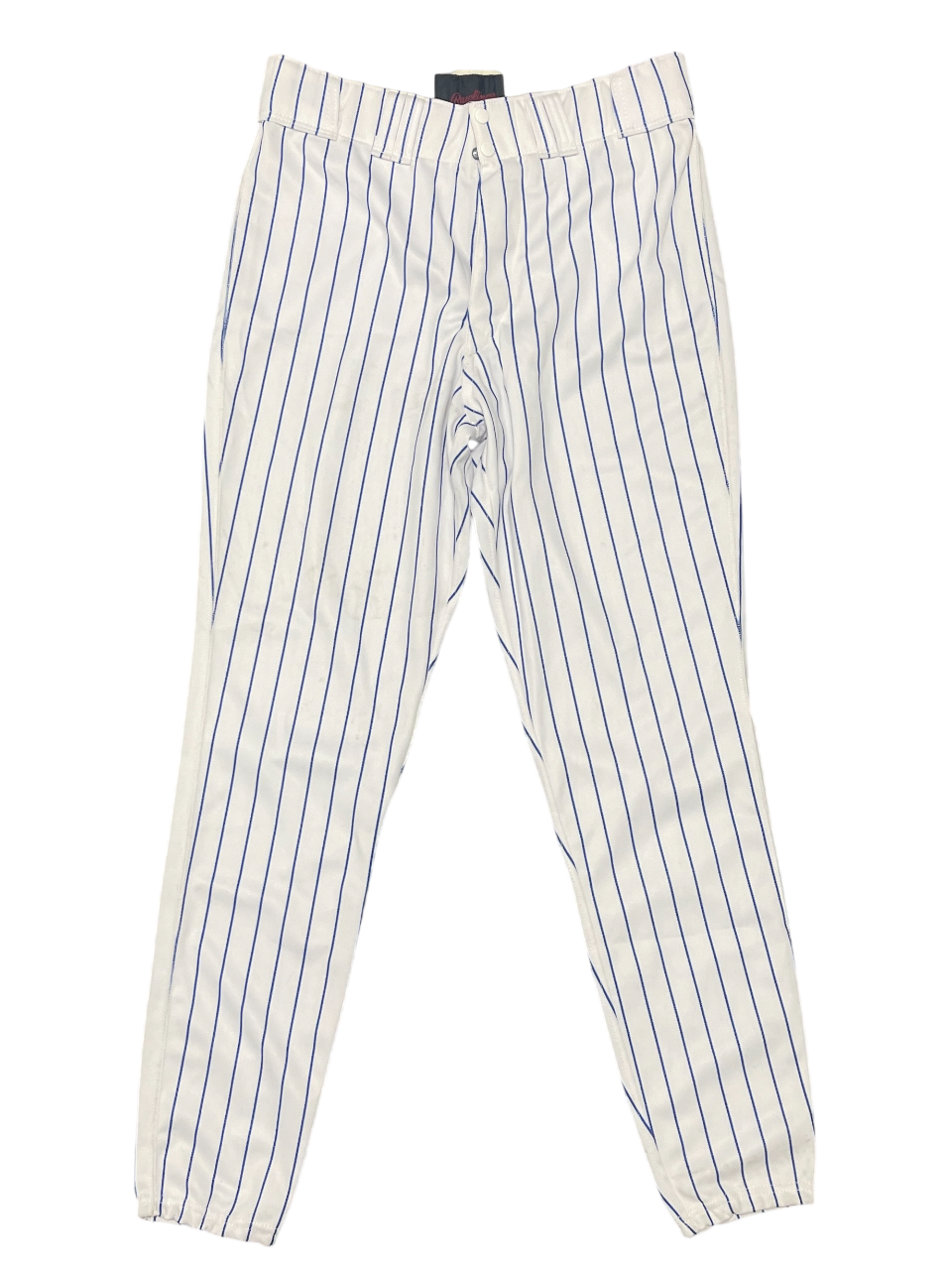 Al Leiter UNSIGNED 2001 New York Mets Game Used White Pinstripe Baseball Pants