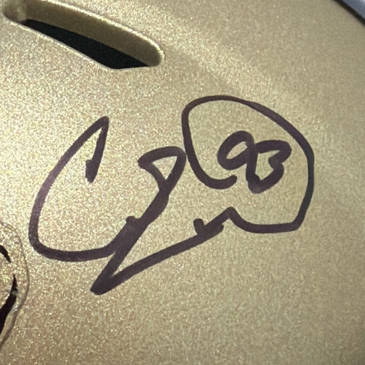 Charlie Ward Signed Autographed Heisman Logo Speed Mini Helmet JSA Witness COA