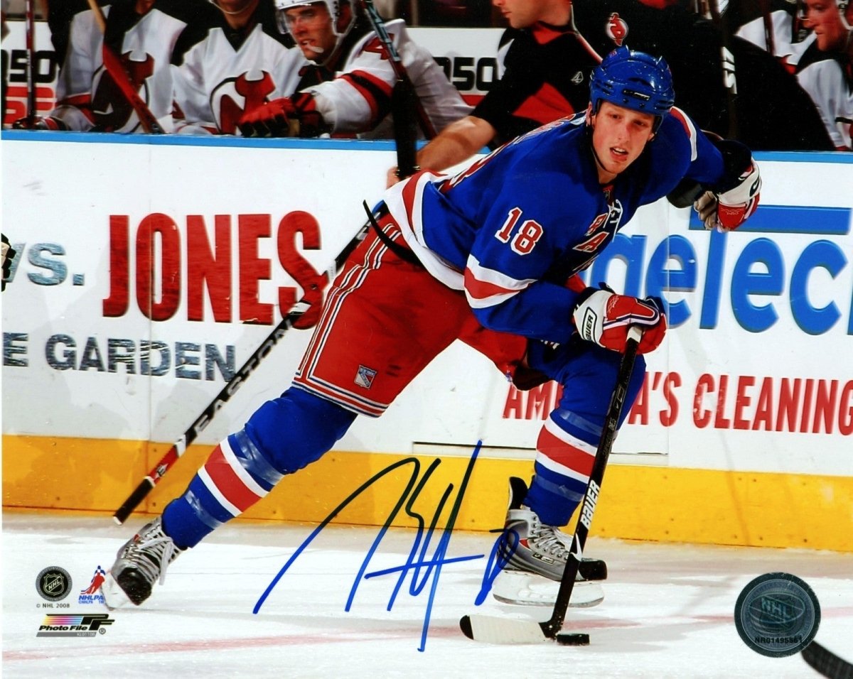 Marc Staal Signed Autographed New York Rangers 8x10 Photo File LSCM COA