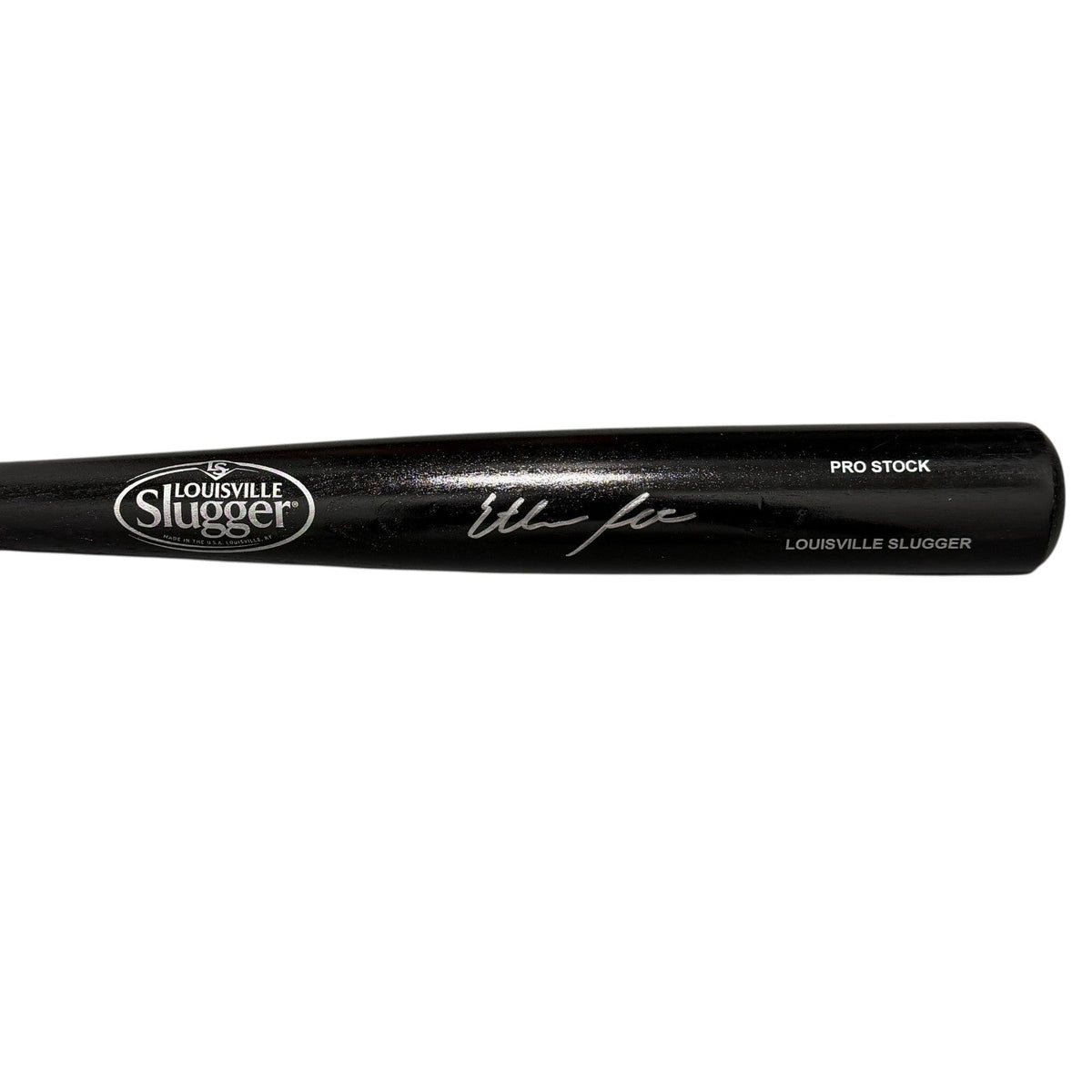 Ethan Petry Signed Black Louisville Slugger Bat JSA Witness COA Nationals