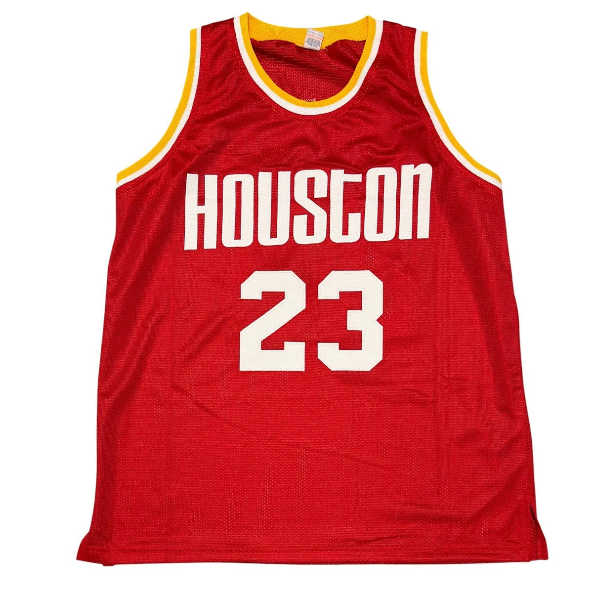 Calvin Murphy Signed Houston Rockets Custom Jersey w/ HOF 93 JSA Witness COA