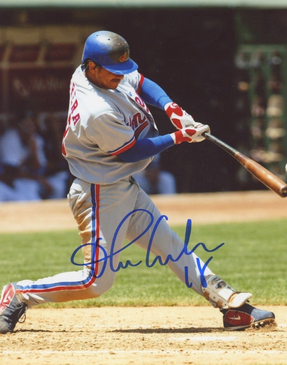 Orlando Cabrera Signed Autographed Montreal Expos 8x10 Photo LSCM COA