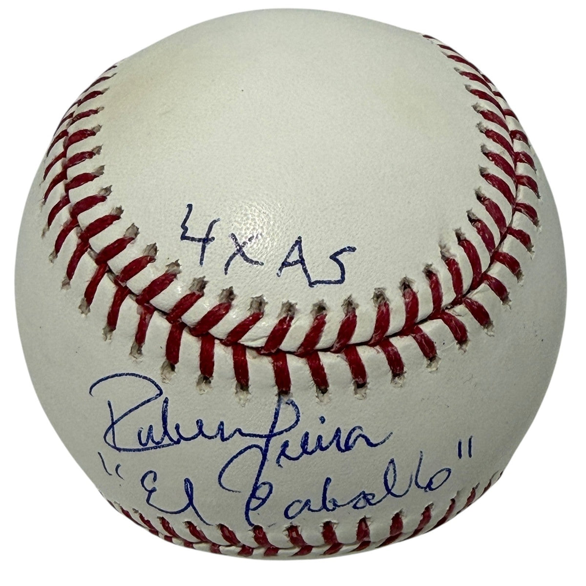 Ruben Sierra Signed Autographed ROMLB Baseball w/ 3 Insc JSA Witness COA