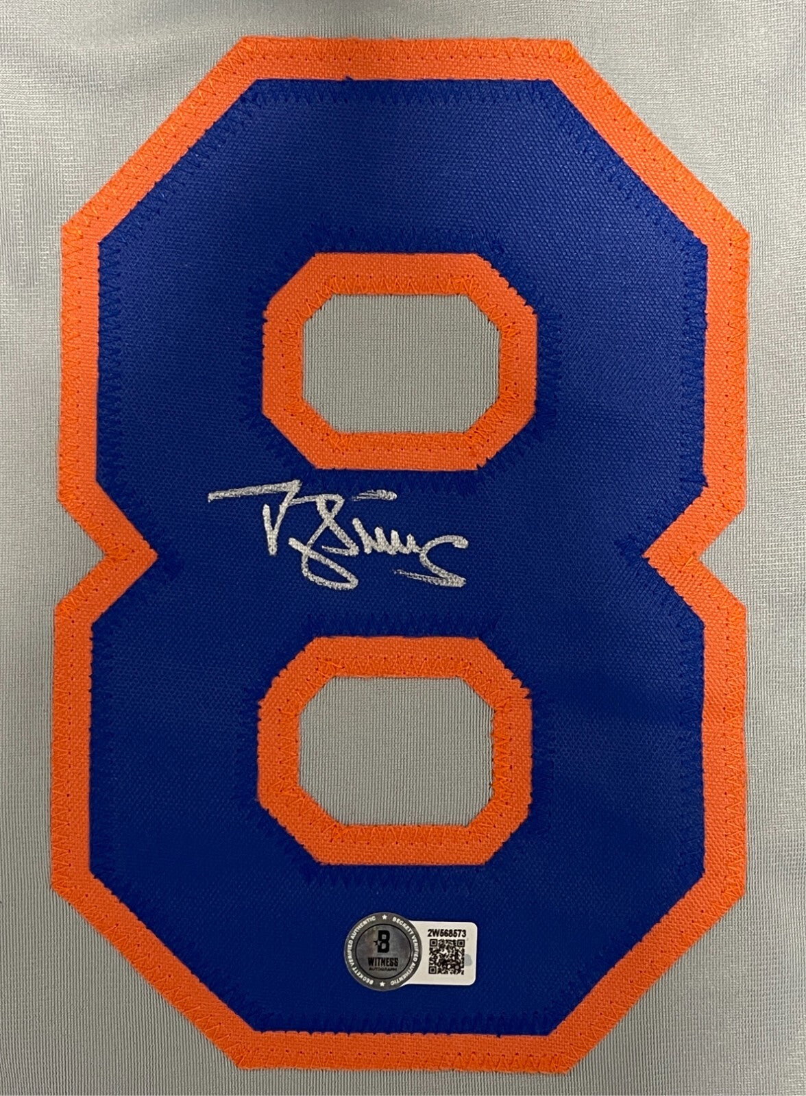 Darryl Strawberry Signed New York Mets Custom Jersey Beckett Witness BAS COA