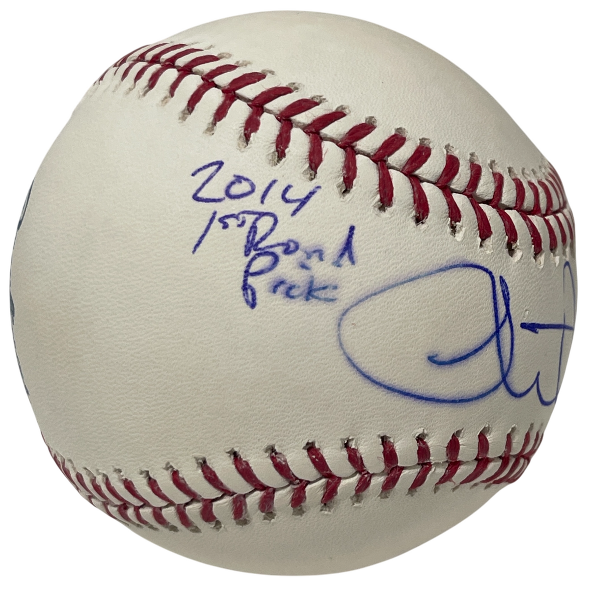 Luke Weaver Signed ROMLB Baseball w/ 2014 1st Round Pick NY Yankees LSCM COA