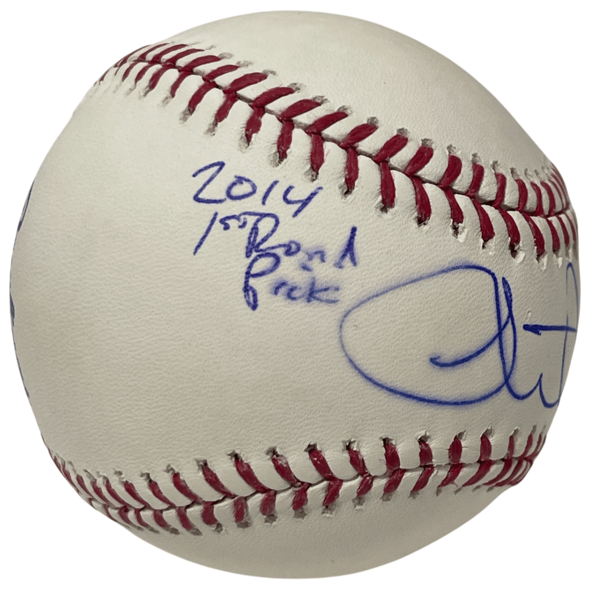 Luke Weaver Signed ROMLB Baseball w/ 2014 1st Round Pick NY Yankees LSCM COA