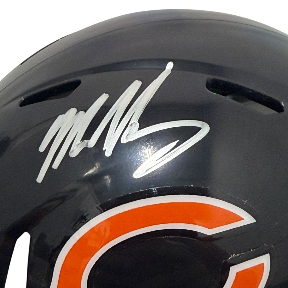 Mike Singletary Signed Autographed Chicago Bears Speed Mini Helmet JSA Wit. COA