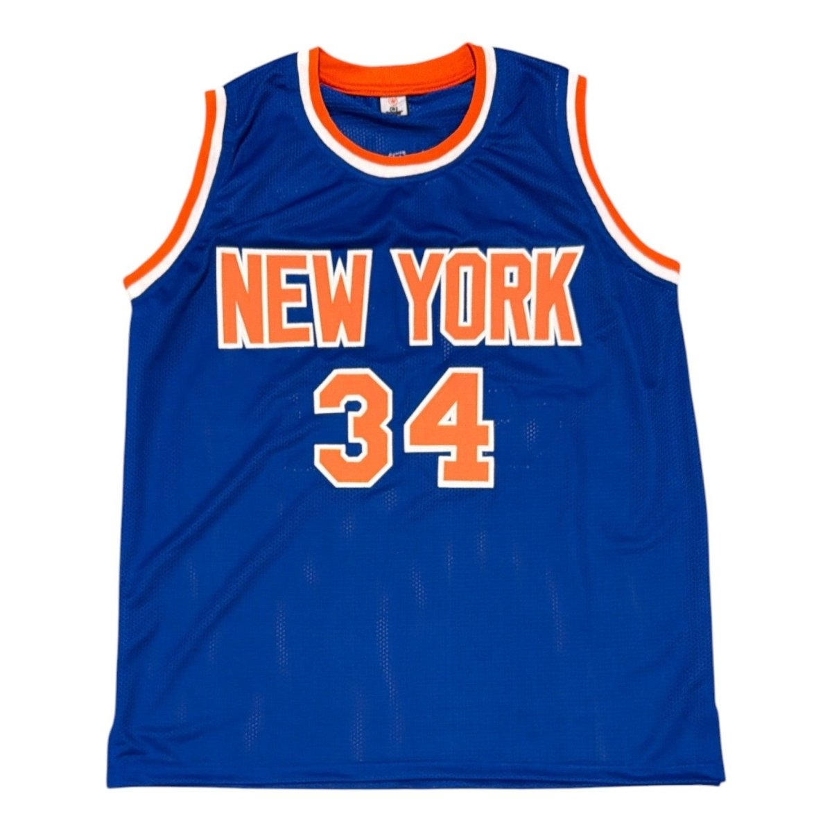 Charles Oakley Signed Autographed New York Knicks Custom Jersey JSA Witness COA