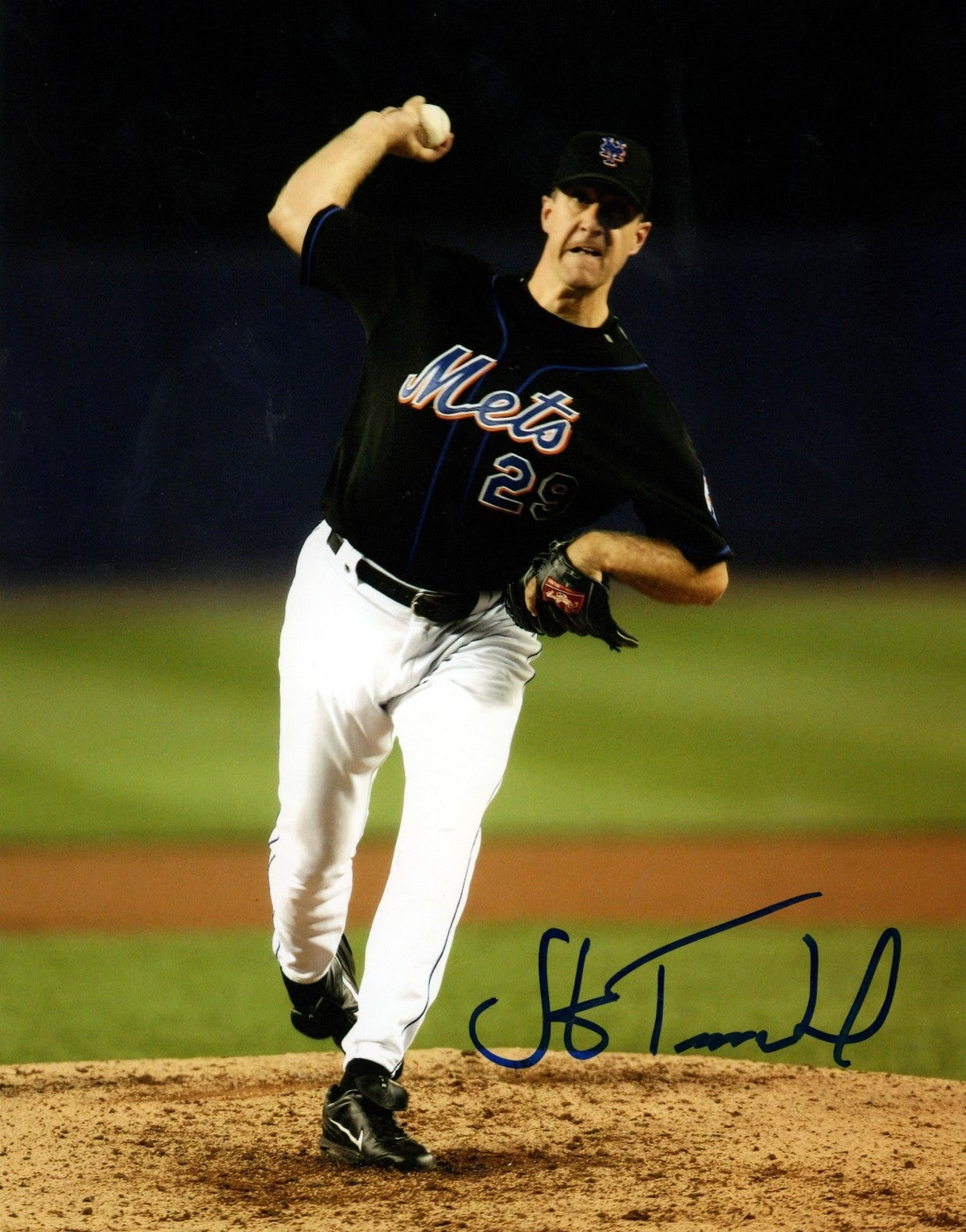 Steve Trachsel Signed Autographed New York Mets 8x10 Photo LSCM COA