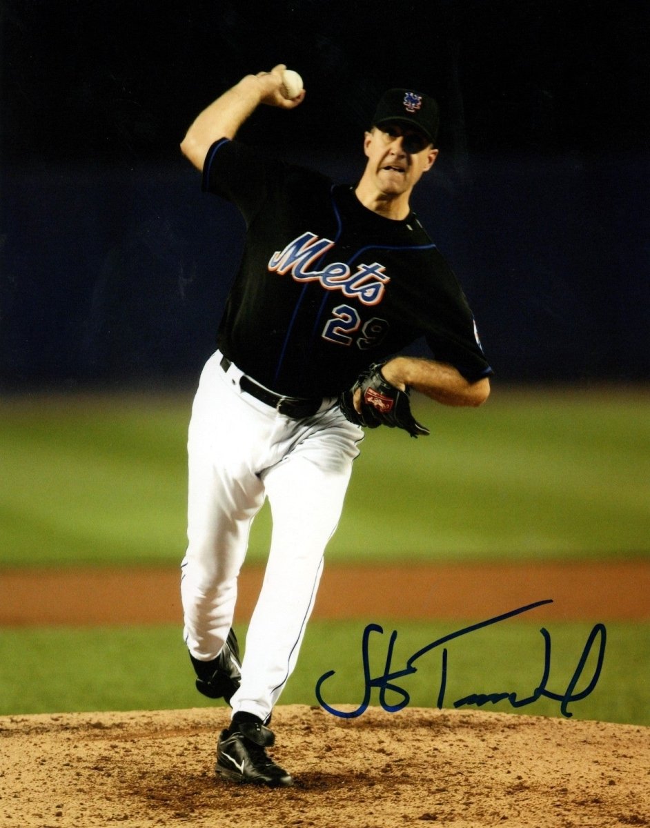 Steve Trachsel Signed Autographed New York Mets 8x10 Photo LSCM COA