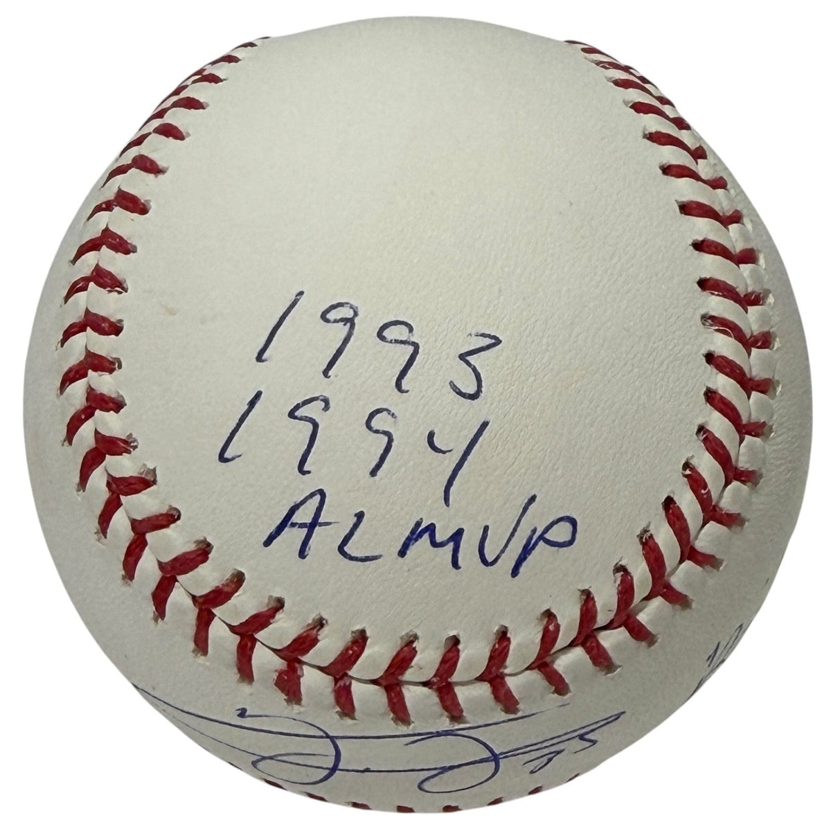 Frank Thomas Signed Autographed ROMLB Baseball w/ 3 Stat Inscs JSA COA HOF