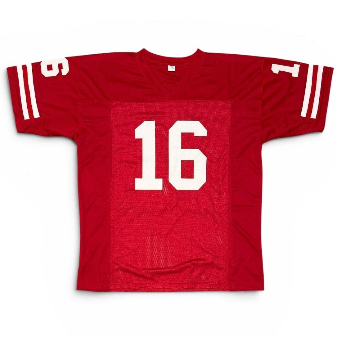 Joe Montana Signed Autographed San Francisco 49ers Custom Jersey JSA COA