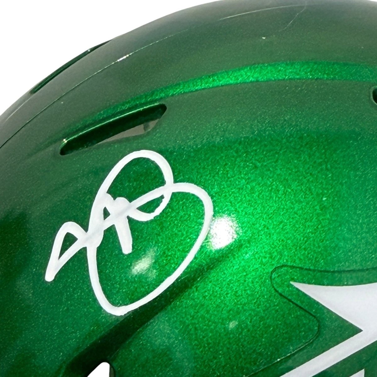 Minkah Fitzpatrick Signed New York Jets Speed Mini Helmet JSA Witness COA