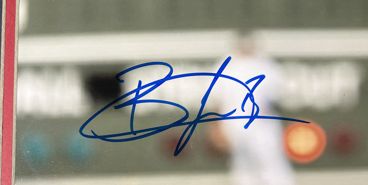 Brayan Bello Signed Framed 11x14 Photo Boston Red Sox Beckett Witness BAS