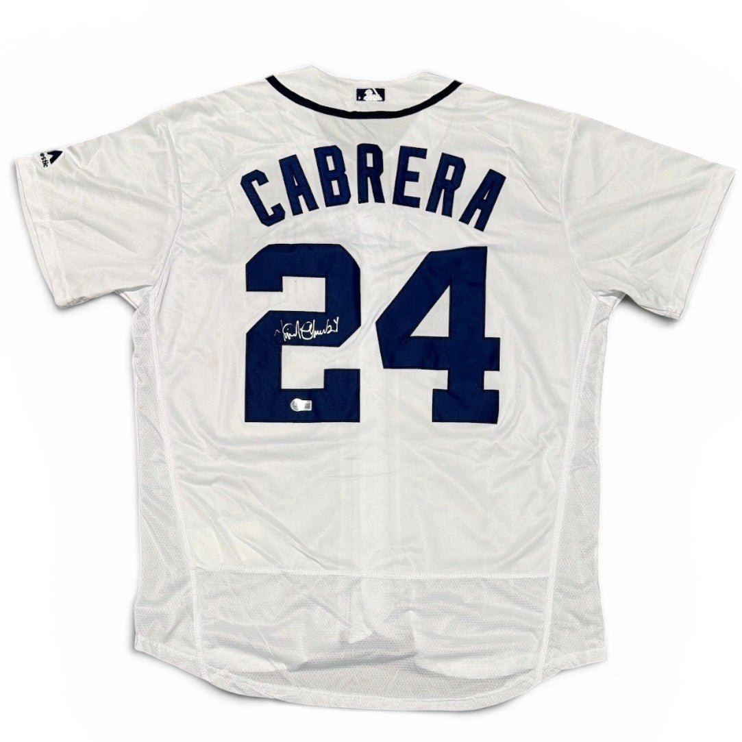 Miguel Cabrera Signed Autographed Detroit Tigers Custom Replica Jersey BAS COA