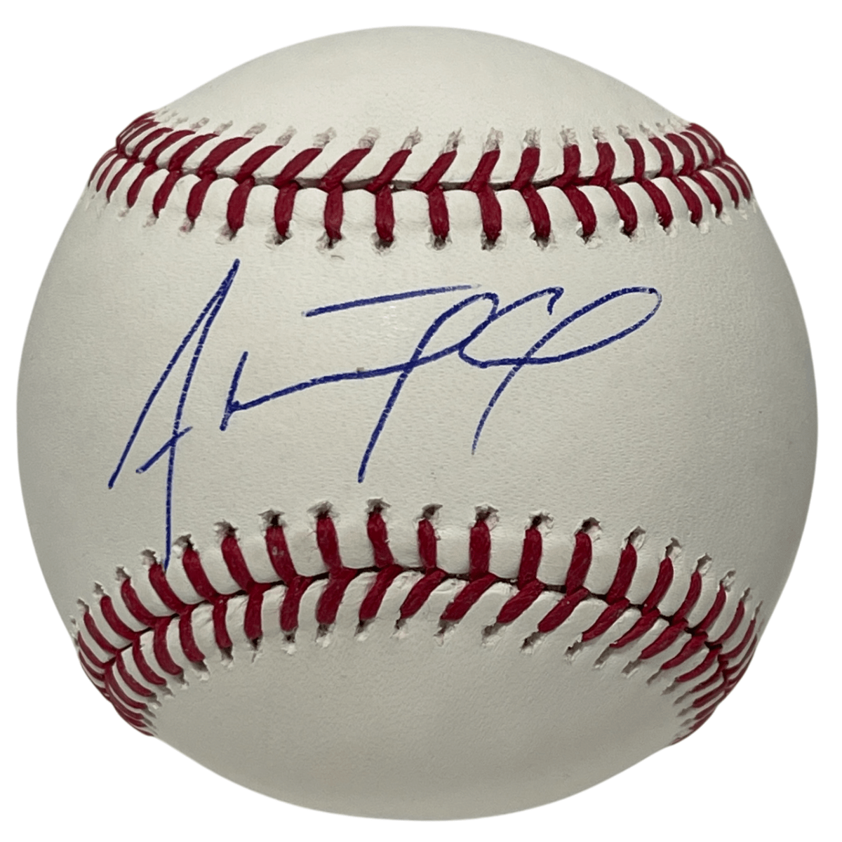 Adolis Garcia Signed Rawlings ROMLB Baseball Beckett W. BAS COA Rangers Phillies