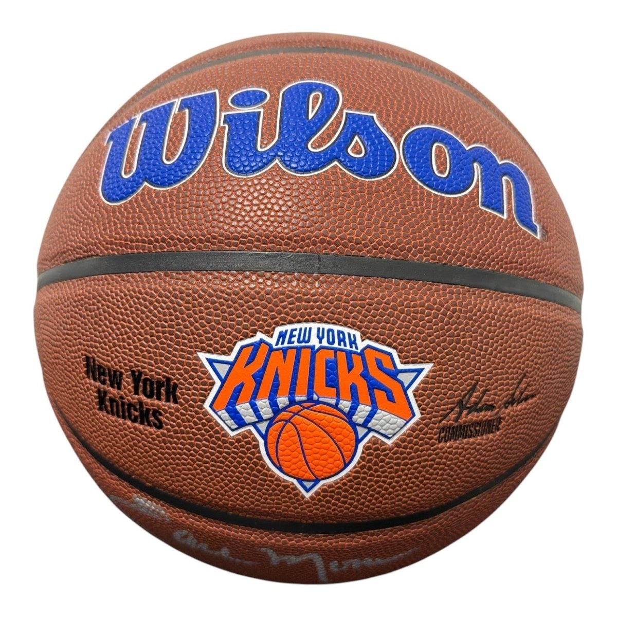 Earl Monroe Signed Autographed Wilson Knicks NBA Basketball JSA Witness COA